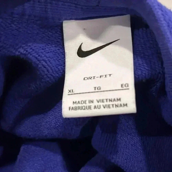 [M][YouthXL] Mens / Youth Nike Dri-Fit  Standard Issue x Space Jam Blue Hoodie - Picture 9 of 9